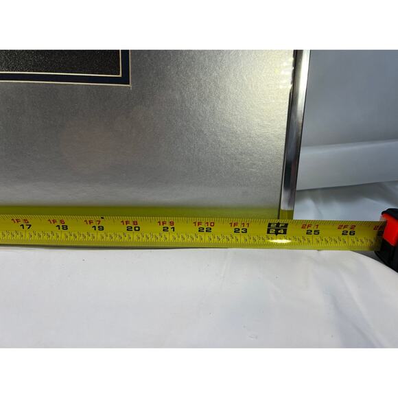 Large Foil Art Framed Vintage MCM Siver Nature Birds Butterfly Rena Hand Etched - Picture 16 of 16